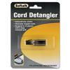 6 Pack Rotating 360 Telephone Cord Detangler, Clear/Black by SOFTALK (Catalog Category: Office Equipment & Equipment Supplies / Telephone)