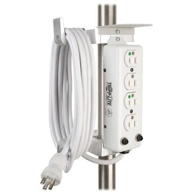 Tripp Lite Hospital Mounting Clamp for Medical-Grade Power Strips, Power Strip Holder (PSCLAMP), Rubber