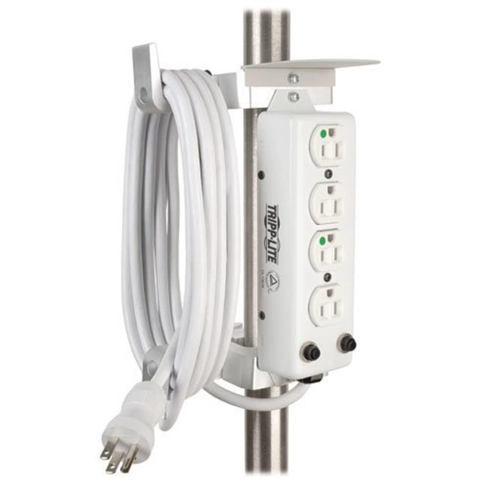 Tripp Lite Hospital Mounting Clamp for Medical-Grade Power Strips, Power Strip Holder (PSCLAMP), Rubber