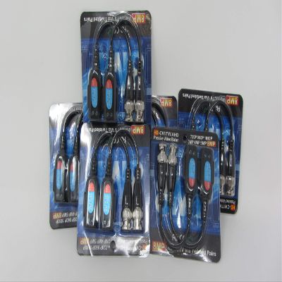 Ezdiyworld-6Pairs(12pcs) Mini CCTV BNC Video Balun with Pigtail