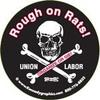 10 Rough on Rats Skull & Crossbone Hardhat Stickers K-27 S-72 view 1