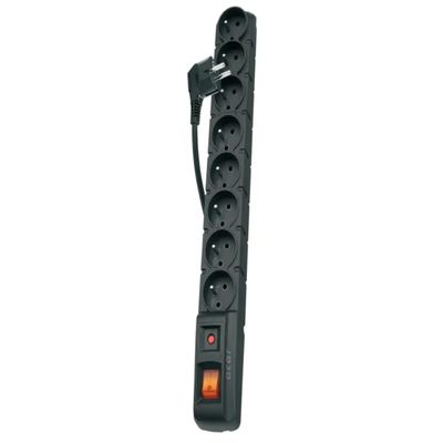 Acar S8 3m Surge Protector Black