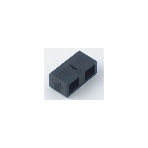 10 Pack Black SC Clips for SC 2 PC Multimode/Singlemode Duplex Connector Clips for Fiber Optic Cable