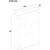 Multibrackets 5514 Electronic Sign Cabinet I view 3