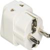 Ckitze Europe Germany, France, Russia Travel Grounded Schuko Universal 2 Inputs USA Power Plug Adapter - Type E/F - CE Certified for Mobile Cell Phone, Laptop, Tablet Chargers and More view 1