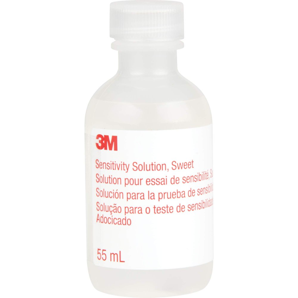 3M 55 mL Replacement Sweet Sensitivity Solution for 3M Any Particulate or GasVapor Respirator (for Use with 3M FT-10 Qualitative Fit Test Apparatus and FT-20 Training and Fit Testing Case)