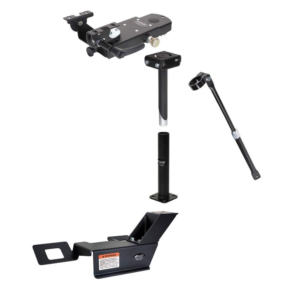 Computer Mount Kit, Black, Ford F250-F750