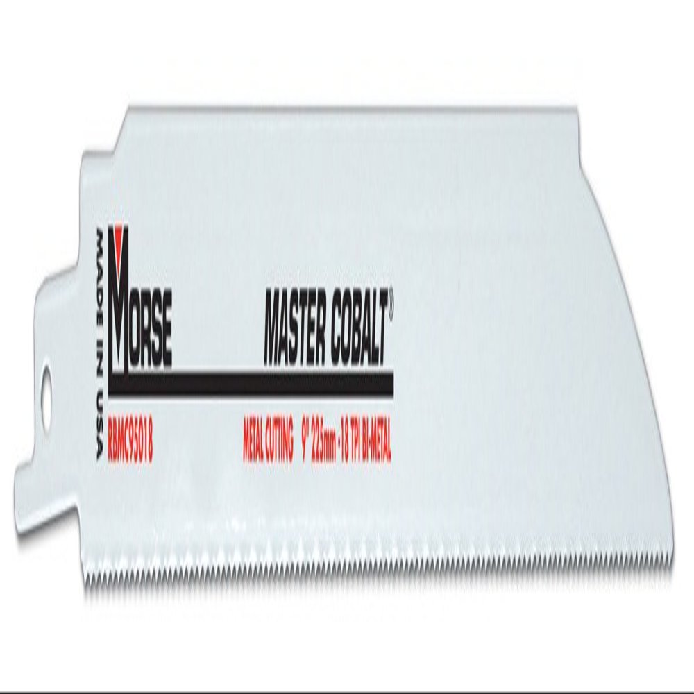 MK Morse RBMC95018T05 Master Cobalt Bimetal Reciprocating Saw Blade, 9-Inch by .050 18TPI, 5-Pack