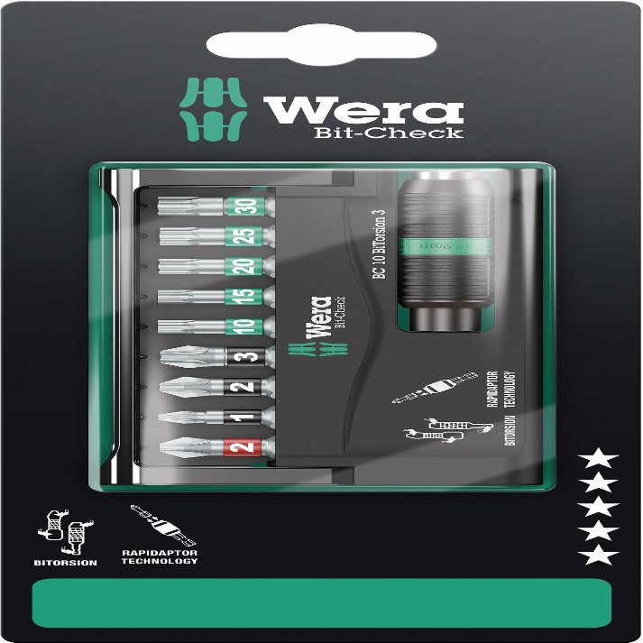 BIT-CHECK 10 BITORSION 3 SB BITS ASSORTMENT