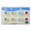 Knob Set, 8 Piece Bohemian Bloom - Case Pack 3 SKU-PAS918940 view 1