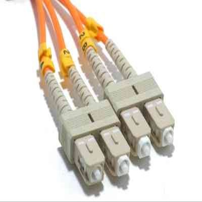 1 Meter Fiber Optic SC/SC Duplex 62.5/125 Multimode Patch Cable