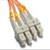 1 Meter Fiber Optic SC/SC Duplex 62.5/125 Multimode Patch Cable view 1