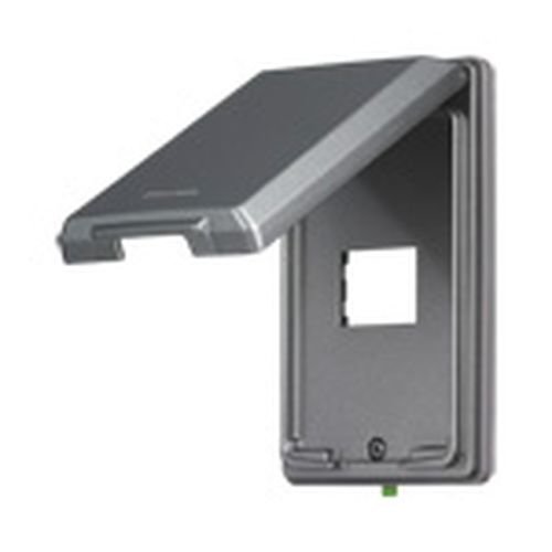 Panasonic WN7801K Metal Splashproof Plate for 1 Co., With Mounting Frame