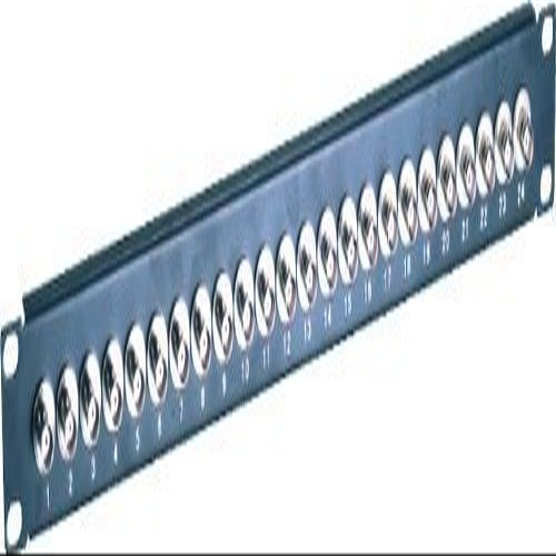 24 Port Rackmount BNC 50 Ohm Patch Panel by Tuff Jacks