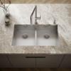 Kohler Vault 33" top-/undermount double-bowl kitchen sink K-3996-4-NA Stainless Steel view 2