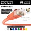 InstallerParts CAT6 Cable UTP Booted [Orange] - [25 FT] - [1 Pack] - Professional Series - 10Gbps, Cat6 Patch Cable, Cat 6 Patch Cable, Cat6 Ethernet Cable, Network Cable, Internet Cable view 2