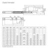 Knape & Vogt Side Mount Full Extension Drawer Slide, 8-Inch, Pair view 3