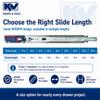 Knape & Vogt Side Mount Soft-Close Drawer Slide, Pair, Inch view 4