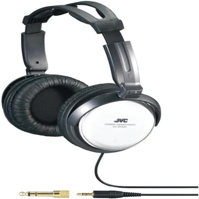 JVC Over-the-Ear Comfortable Stereo Headphones with Extra Long 11 feet Cord, 40mm driver & Adjustable Cushioned Headband for VIZIO M190MV, M190VA, M190VA-W, M220VA, M220VA-W, M260MV, M260VA, M260VA-W, M261VP LCD HDTV Flat Screen Television