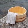 Yamako Washbasin, Sawara Hot Tub, Copper Taga, Round view 2