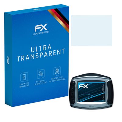 atFoliX Screen Protection Film compatible with Garmin Zumo 500 deluxe Screen Protector, ultra-clear FX Protective Film (3X)