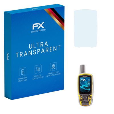 atFoliX Screen Protection Film compatible with Garmin GPSMap 62 Screen Protector, ultra-clear FX Protective Film (3X)