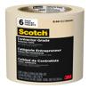 Scotch Contractor Grade Masking Tape 1 Inch Wide, 6 Rolls view 1