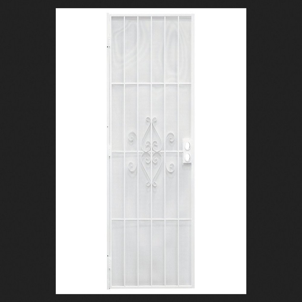 32" WHT STL Secur Door