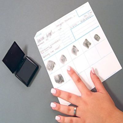 Fingerprint Cards - Standard FBI Applicant (50 Cards)