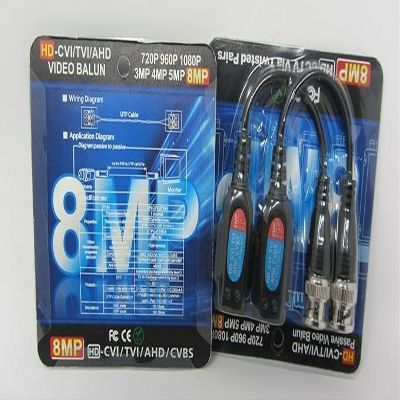 Ezdiyworld-36pcs (18 Pairs) mini CCTV BNC Video balun with Pigtail