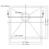 Dawn BS161609 Undermount Single Bowl Bar Sink, Polished Satin view 3
