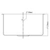 Dawn BS161609 Undermount Single Bowl Bar Sink, Polished Satin view 4