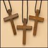 Living Grace Wood Cross Pendant 24/pk view 1