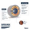 MG Chemicals - 452 Desoldering Braid #2 Fine Braid Super Wick with RMA Flux, 50' Length x 0.05" Width, Yellow view 3