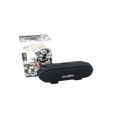 MOOSTER PCS71904700079 Portable Bicycle Speaker (3.5 mm Connector, 18 W), Black