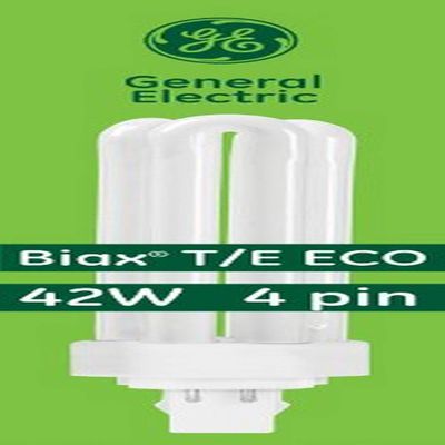 GE Lighting Energy Smart CFL 97636 42-Watt 3200-Lumen Triple Biax Light Bulb with Gx24-Q4 Base 10-Pack