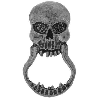 Sunglasses Eyeglasses Holder Pewter Jacket Pin Skull Design