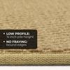 House, Home and More Set of 12 Skid-Resistant Carpet Stair Treads - Camel Tan - 8 Inches X 27 Inches view 3