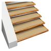 House, Home and More Set of 12 Skid-Resistant Carpet Stair Treads - Camel Tan - 8 Inches X 30 Inches view 1