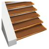 House, Home and More Set of 12 Skid-Resistant Carpet Stair Treads - Toffee Brown - 8 Inches X 27 Inches view 1
