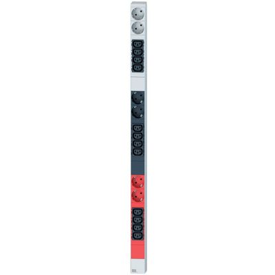 Bachmann 800.0108999999999 IT Basic Power Strip, 1 U, 18-Way, PDU Level