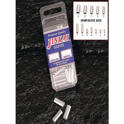 JINKAI Crimps - Crimp size: B - 700lb. test - Max line diameter: 2.65mm - 50 Pk.