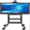 Avteq RPS-500S Fixed Height Mobile Stand, Universal Display Mount Supports Single Display Up to 75", 250 lbs Load Capacity, One Adjustable Height Rack Shelf, 10RU Rack Shelf view 2