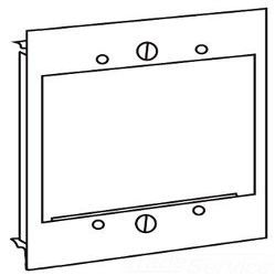 Wiremold V6007C-2 STL DEVICE PLATE 2G 6000 IVORY