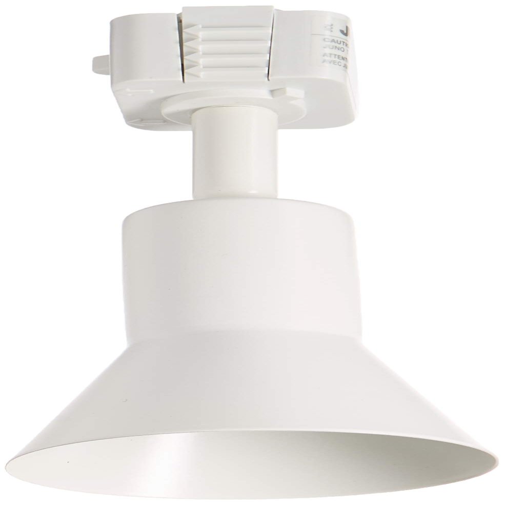 Juno Lighting R715 WH Contemporary Trac-Lites Flared Track Head, White