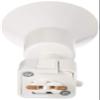 Juno Lighting R715 WH Contemporary Trac-Lites Flared Track Head, White view 2