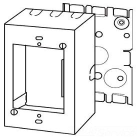 Wiremold V5744S-3 3G Sw&Rcpt Dp Box