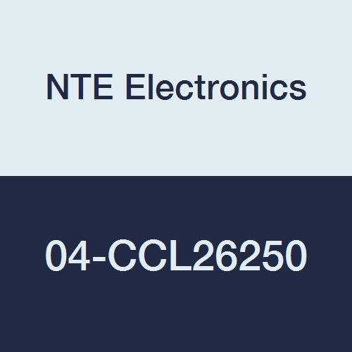 NTE Electronics 04-CCL26250 Nylon Cable Clamp, 0.622" Diameter, 0.472" Width, 0.059" Thickness, Black (Pack of 100)