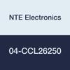 NTE Electronics 04-CCL26250 Nylon Cable Clamp, 0.622" Diameter, 0.472" Width, 0.059" Thickness, Black (Pack of 100) view 1