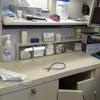 Akro-Mils TiltView Plastic Storage Cabinet with 6 Tilt Out Bins, Horizontal Organizer, Teacher Toolbox, and Office Supply Organizer, 23-5/8" W x 3-1/2" H x 3-3/4" D, Stone view 2